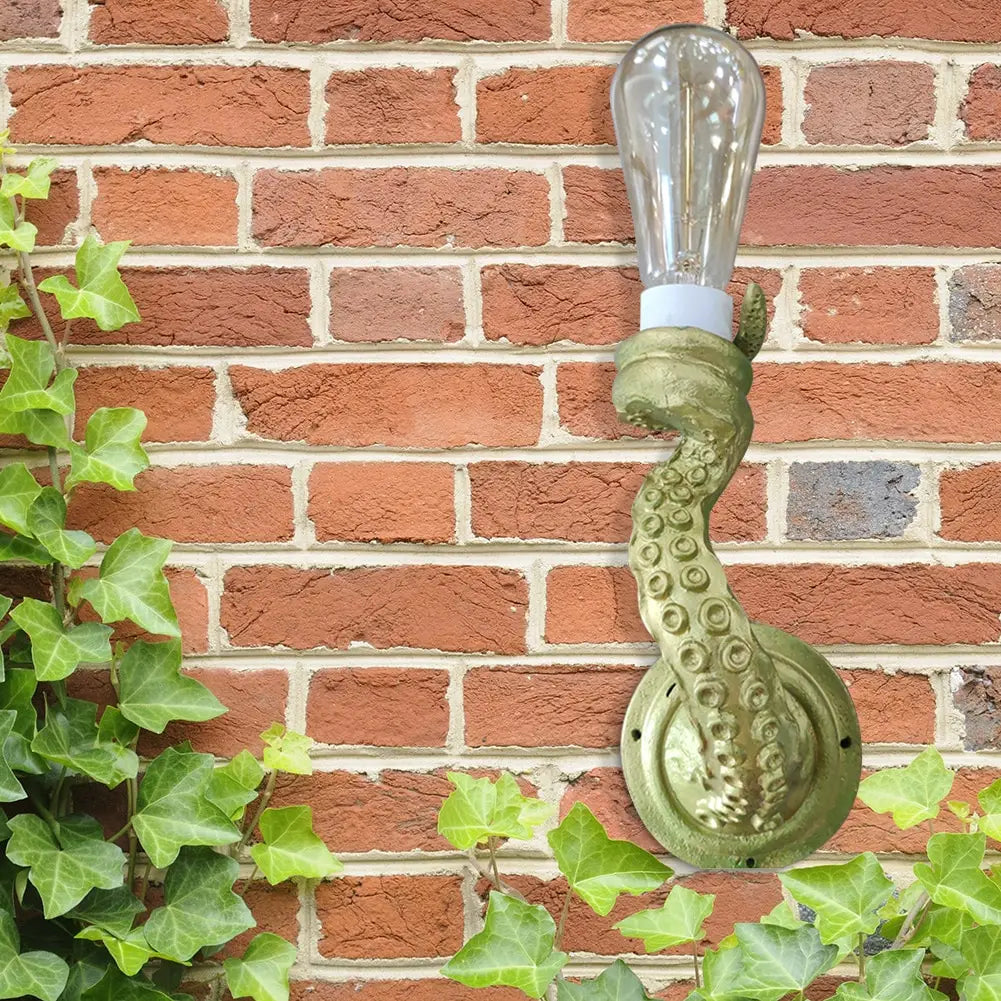 Retro Octopus Tentacle Wall Lamp Red, Purple, Green