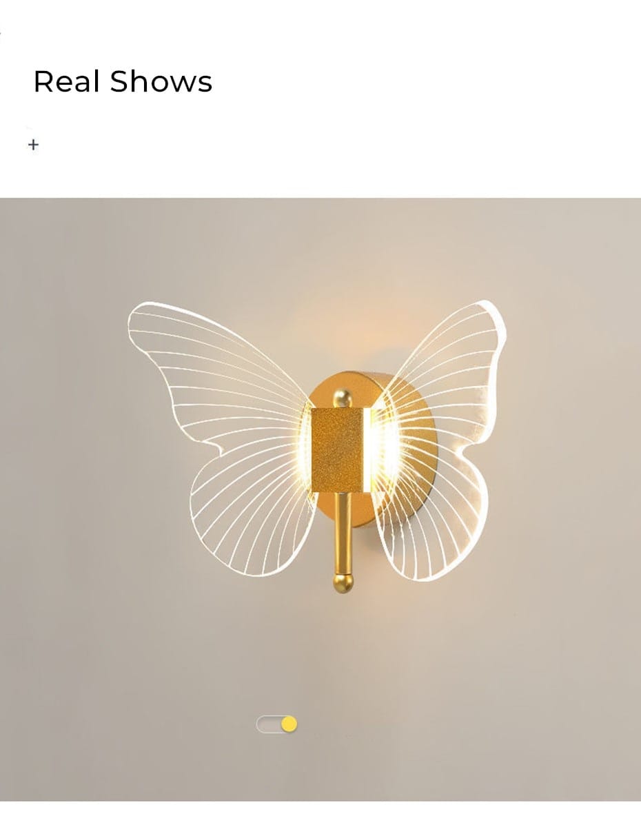 Nordic Art Deco LED Swan Wall Lamp for Bedroom Bedside wall