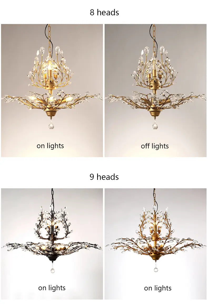 Arlyn - Nordic Vintage Candle Tree of Life Crystal