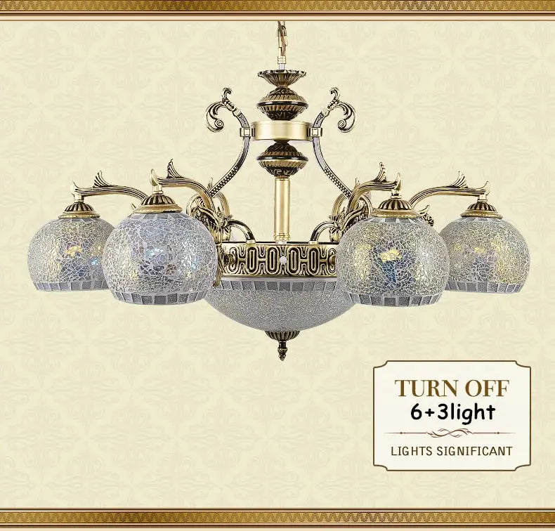 European style Bronze double chandelier 3/5/6/8 Light for