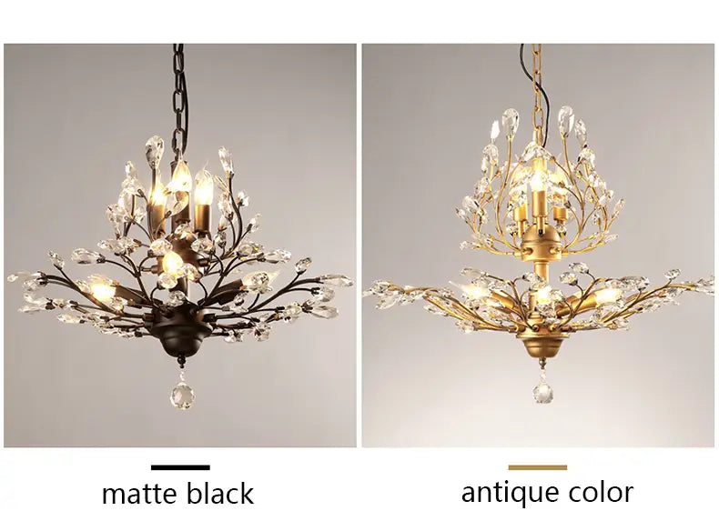 Arlyn - Nordic Vintage Candle Tree of Life Crystal