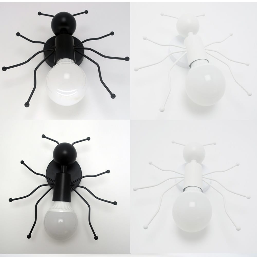 Modern Creative Minimalism Metal Robot Ants Lamps for Kids