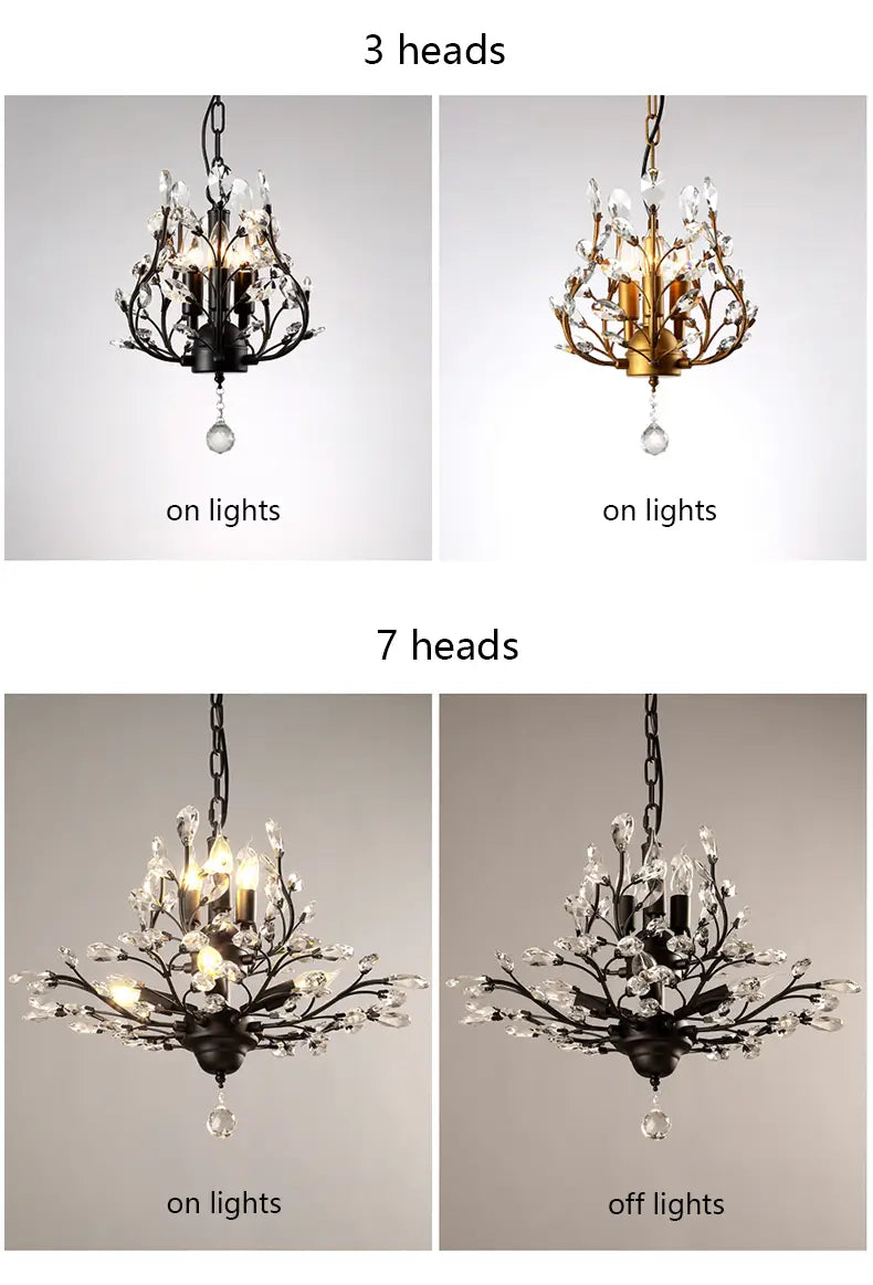 Arlyn - Nordic Vintage Candle Tree of Life Crystal