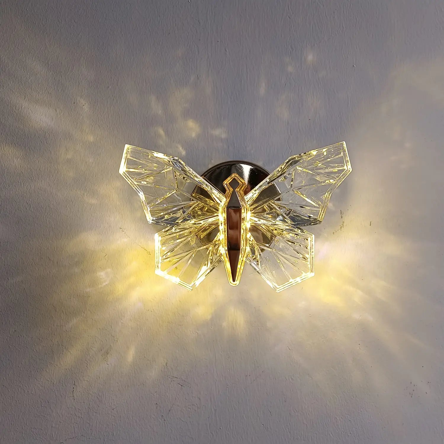 Nordic Creative Luxury Butterfly wall lamp for Bedroom