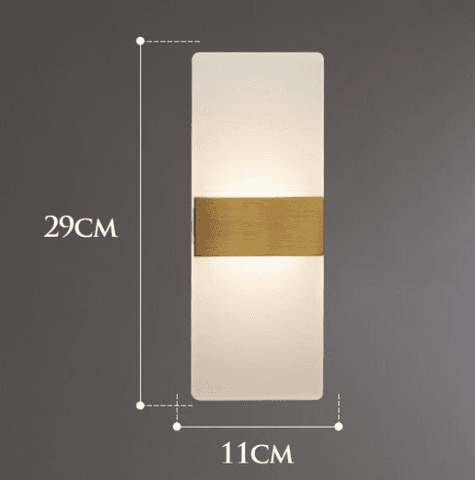 Nordic Fashion Lamp Bedroom Copper Wall Lamp
