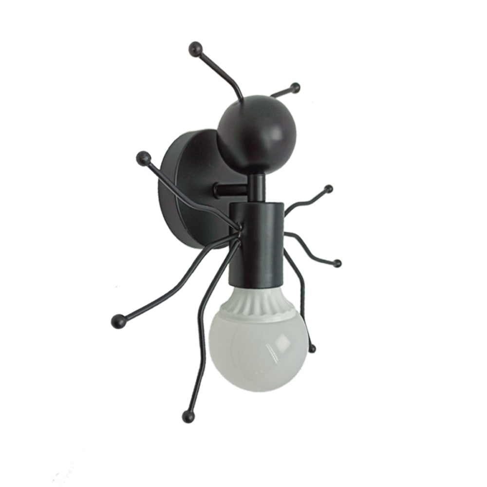 Modern Creative Minimalism Metal Robot Ants Lamps for Kids