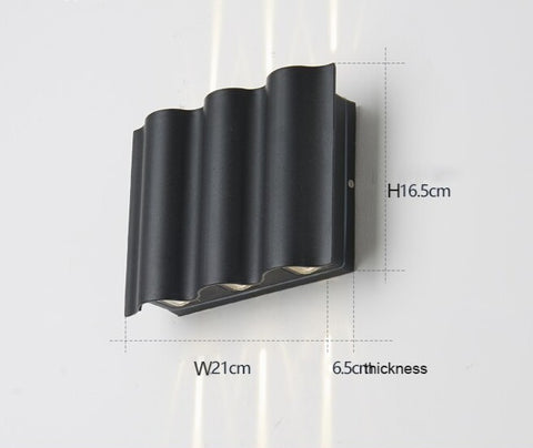 IP65 Waterproof LED Outdoor Lighting Alumunim Wall Lamp