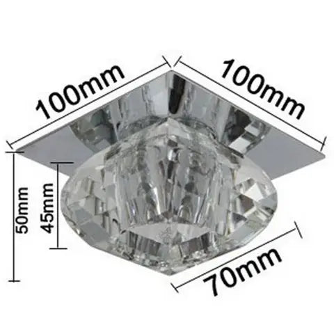 Crystal Flush Mount Ceiling Light Modern Crystal Ceiling