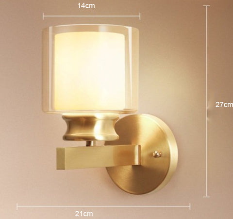 New Living Room Bedroom Mirror Front Wall Lamp Minimalist
