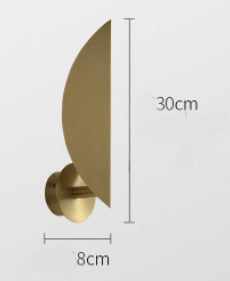 Nordic Lighting All Copper Wall Lamp Bedroom Room Bedside