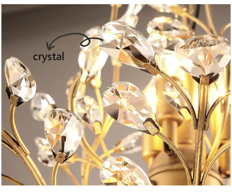 Arlyn - Nordic Vintage Candle Tree of Life Crystal