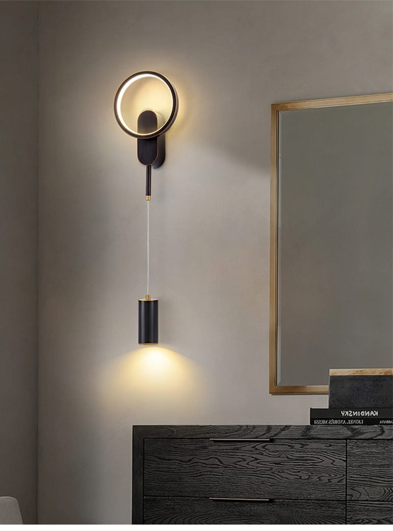 Modern Nordic LED Wall Lamp For Bedroom Black/Gold