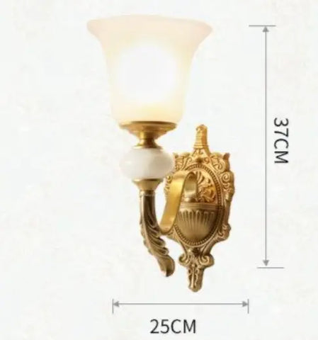 Domestic American Country All Copper Wall Lamp