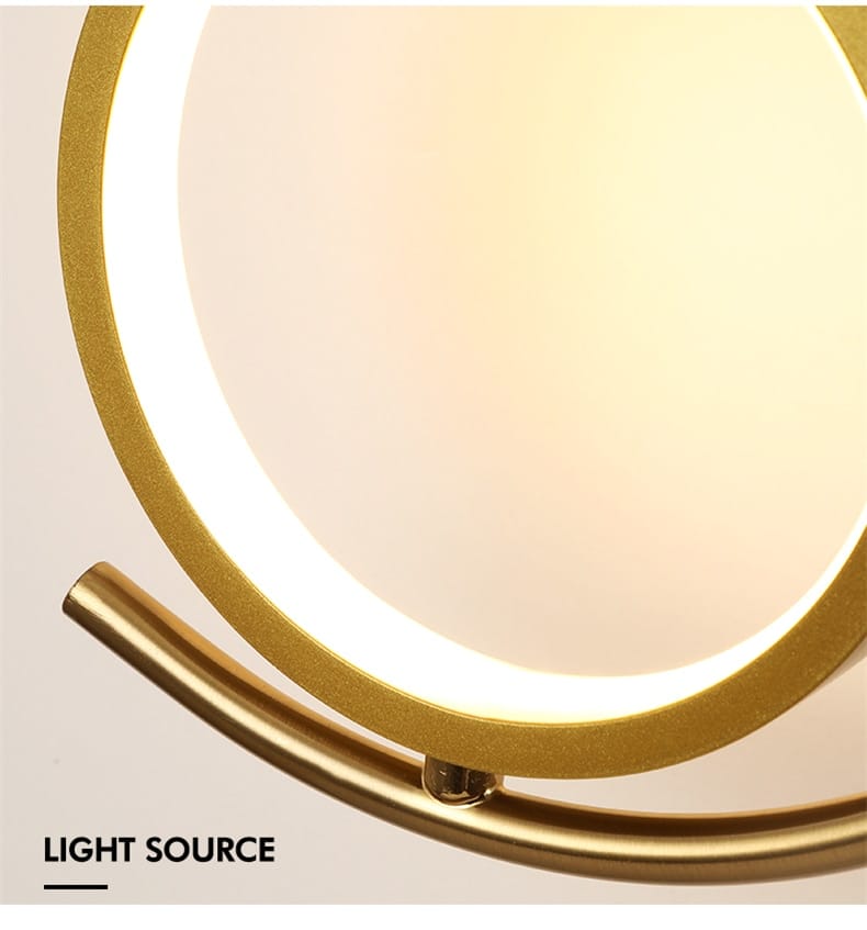 Luxury creative LED Bedside wall lamp