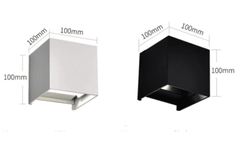 6W 12W Outdoor Waterproof IP65 Wall Lamp Modern LED Wall