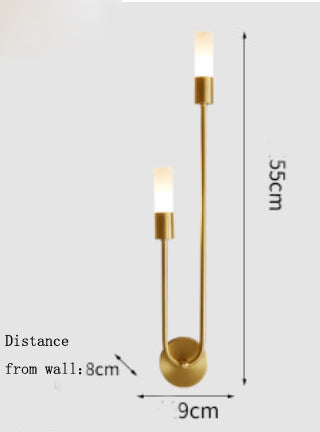 Wall Lamp All Copper Bedroom Bedside Lamp Modern Simple