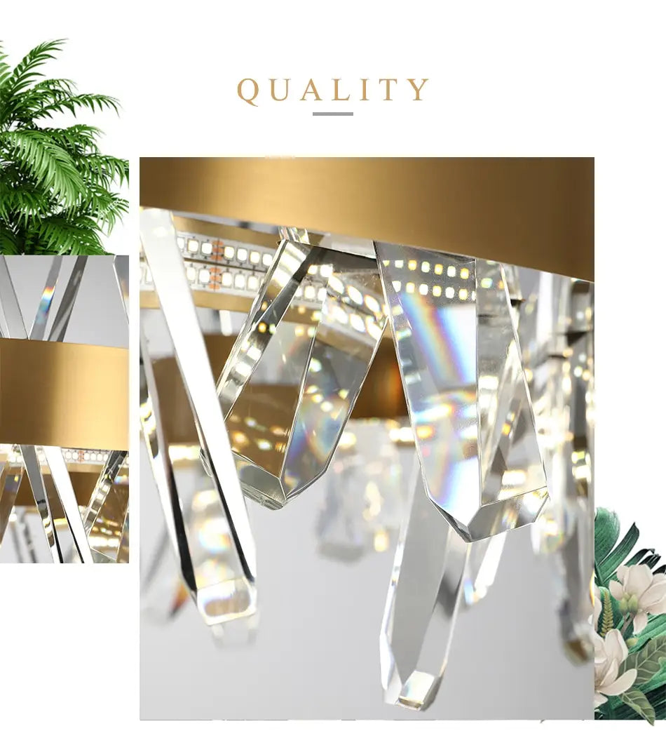 Crysta - Modern Crystal Chandelier For Living Room Dining
