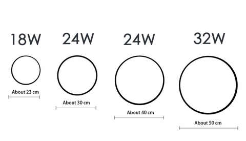 Leah -Modern LED Ceiling Light Lamp Lighting Fixture Surface