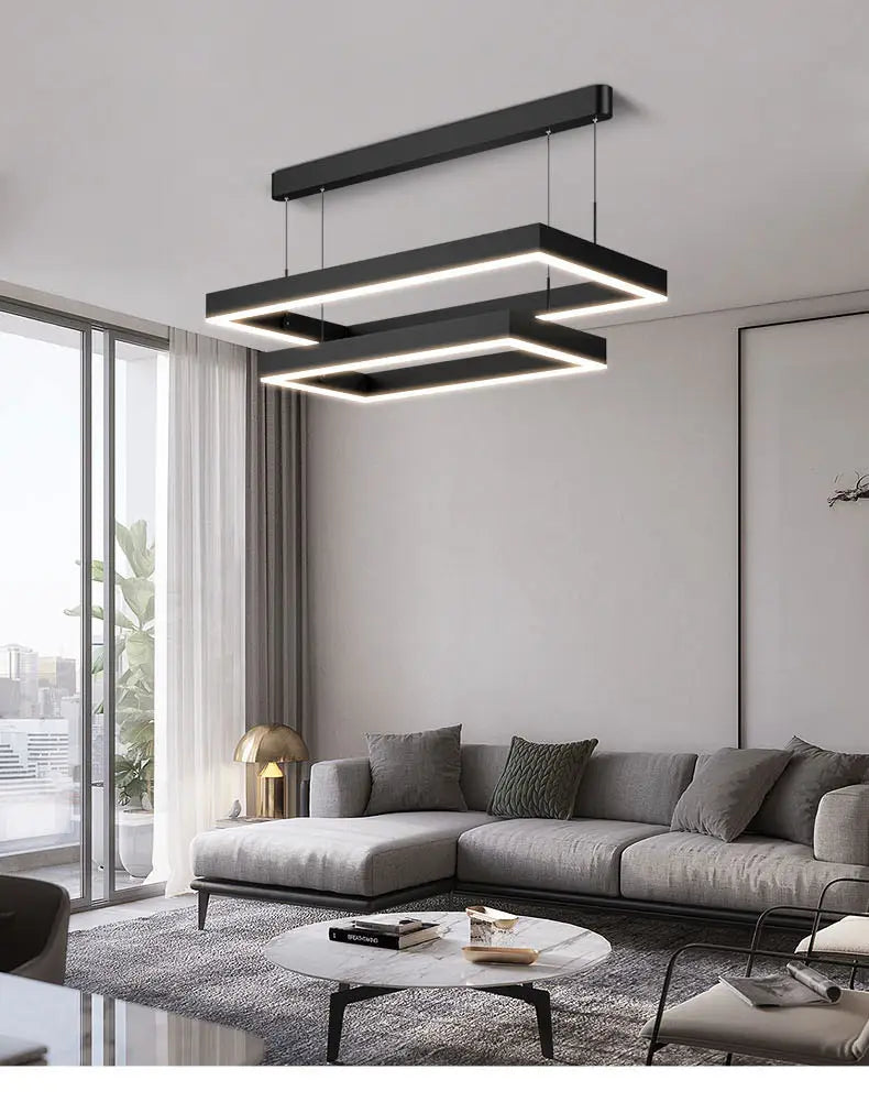 Nova - Minimalist Rectangle Creative Chandelier