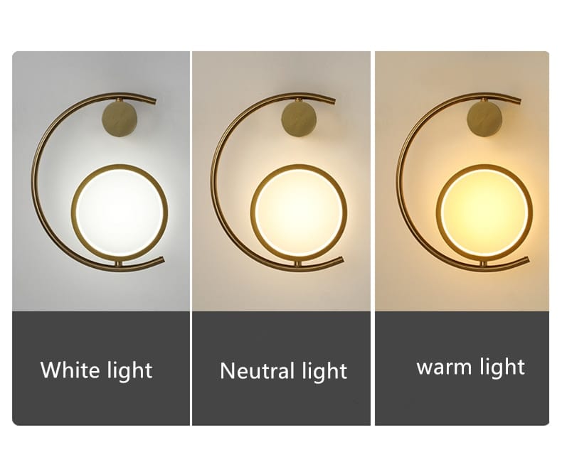 Luxury creative LED Bedside wall lamp