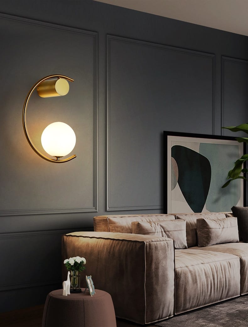 Luxury creative LED Bedside wall lamp