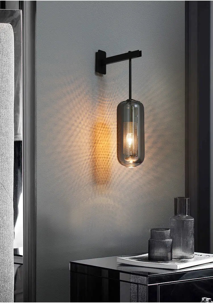 Nordic Modern Decor Glass Lampshade for Bedroom Study Room