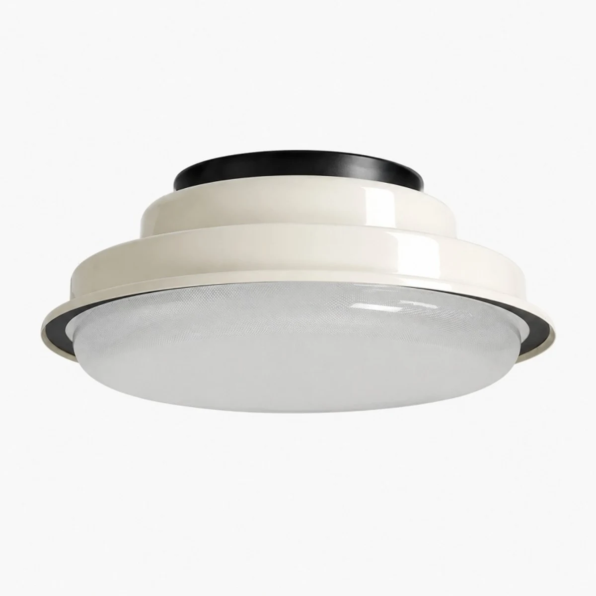Lámpara de techo blanca lechosa de 45 cm (17,7 pulgadas) Imagen del producto